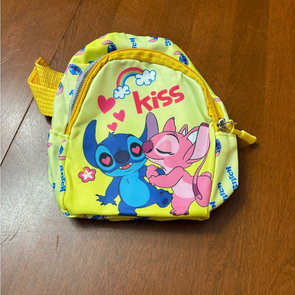 Kids Cartoon Character Backpack - Yellow and Blue